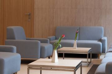 Lobby sitting area