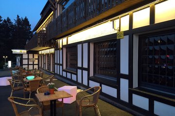 Front of property - evening/night