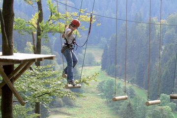 Outdoor rock climbing