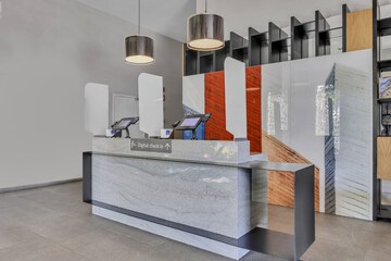 Check-in/check-out kiosk
