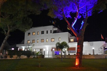 Front of property - evening/night