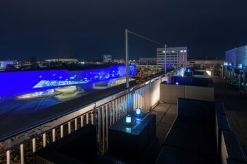 Front of property - evening/night