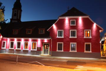 Front of property - evening/night
