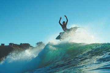 Surfing/boogie boarding
