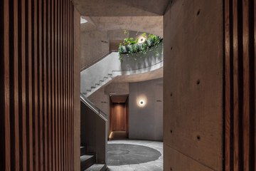 Interior entrance