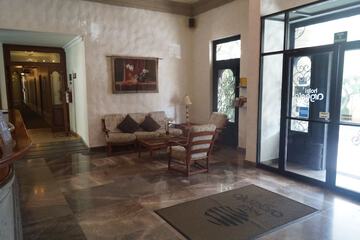 Interior entrance