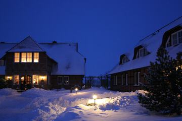 Front of property - evening/night