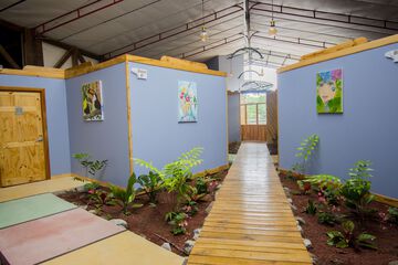 Interior entrance