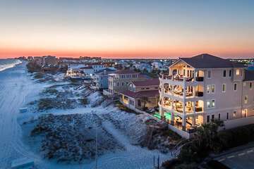 Front of property - evening/night