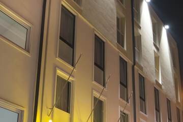 Front of property - evening/night