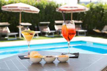 Poolside bar