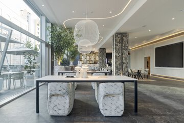 Lobby sitting area