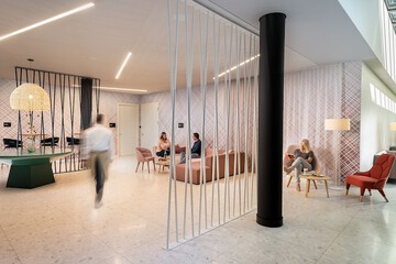 Lobby sitting area