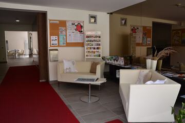 Lobby sitting area