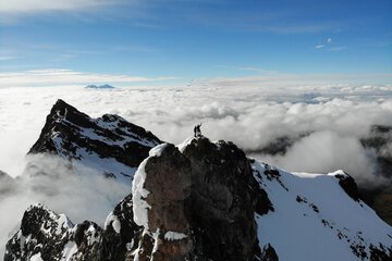Outdoor rock climbing