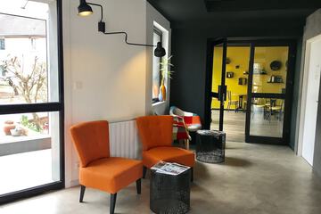 Interior entrance