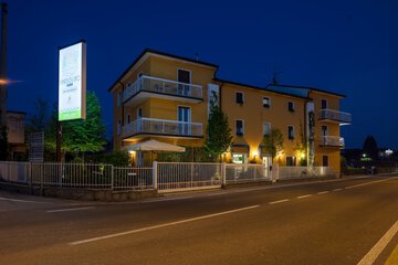Front of property - evening/night