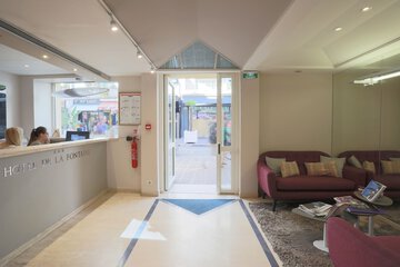 Interior entrance