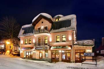 Front of property - evening/night