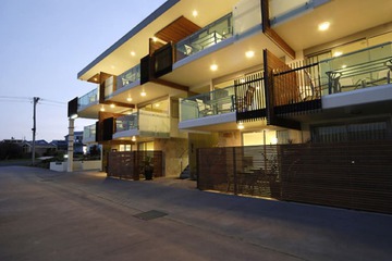 Front of property - evening/night