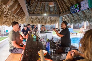 Poolside bar