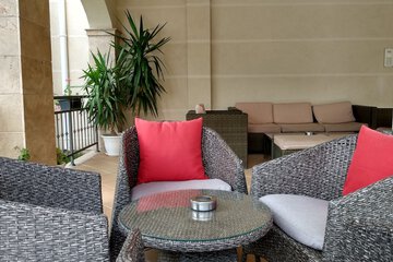 Lobby sitting area