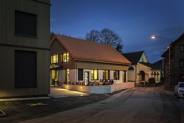 Front of property - evening/night