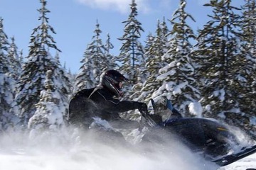 Snowmobiling