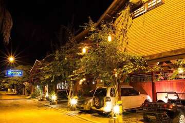 Front of property - evening/night