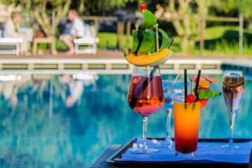 Poolside bar