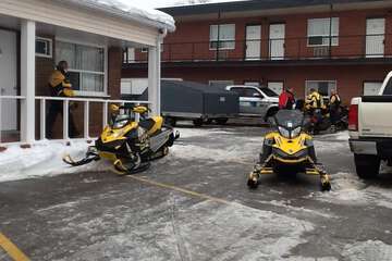 Snowmobiling