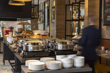 Breakfast buffet