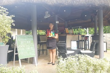 Poolside bar