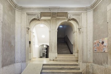 Interior entrance