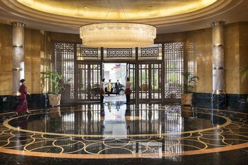 Interior entrance