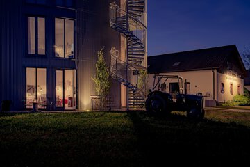 Front of property - evening/night
