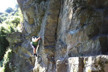 Outdoor rock climbing