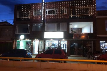 Front of property - evening/night
