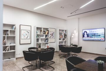 Lobby sitting area
