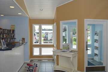 Interior entrance