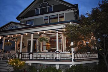 Front of property - evening/night