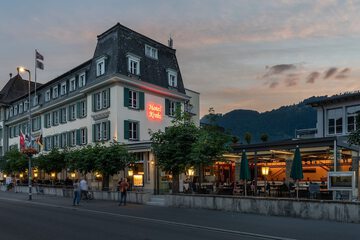 Front of property - evening/night