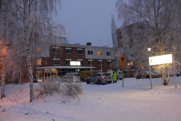 Front of property - evening/night