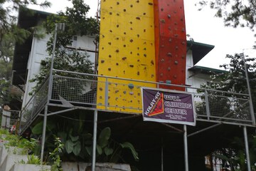 Outdoor rock climbing