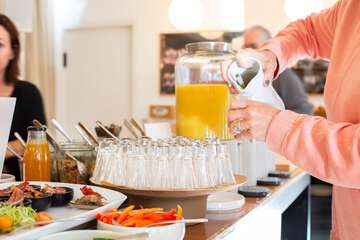 Breakfast buffet