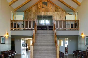 Interior entrance