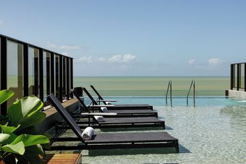 Rooftop pool