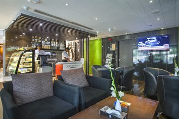 Lobby sitting area