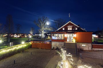 Front of property - evening/night