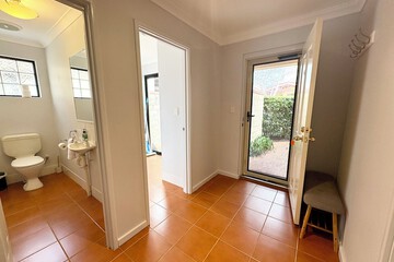 Interior entrance